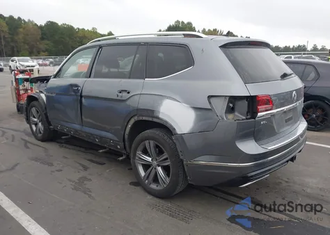 2019 Volkswagen Atlas 3.6L V6 Sel R-Line from USA, damaged, VIN 1V2RR2CA9KC52889
